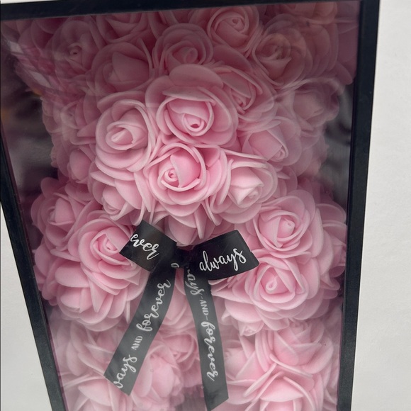 Always and Forever Pink Rose Valentine bear